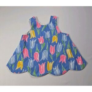 Vintage 1990s Solid Gold Miami Tulip Dress Girls 18-24M USA